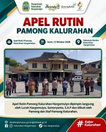 APEL RUTIN PAMONG KALURAHAN HARGOMULYO
